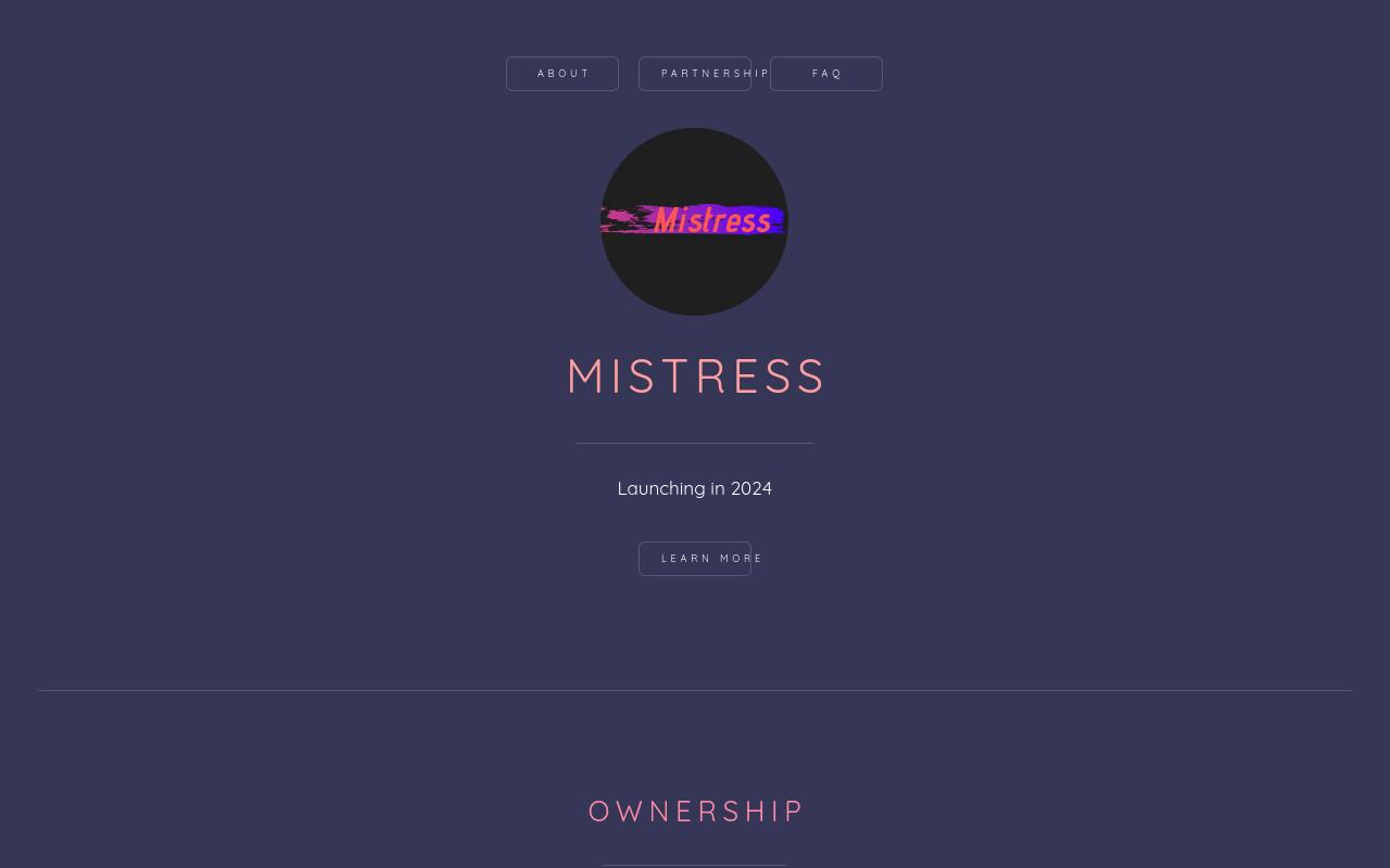 Carrd profile picture for @mistress